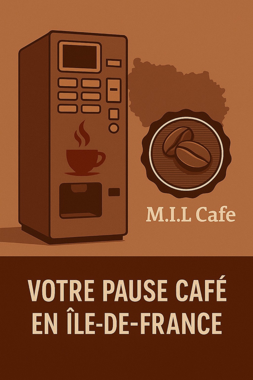 Affiche machine à café M.I.L Cafe